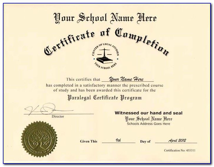 Paralegal Certificate Az