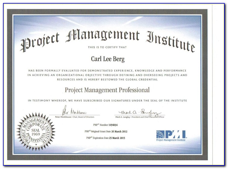 Pmp Certification Nj Online