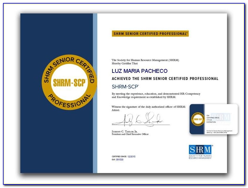 Shrm Scp Certification Cost