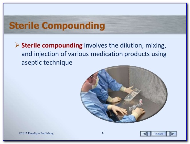 Sterile Compounding Certification Practice Test