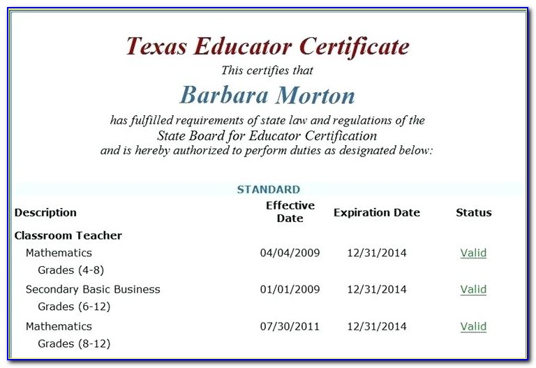 Texas Teachers Alternative Certification Cost