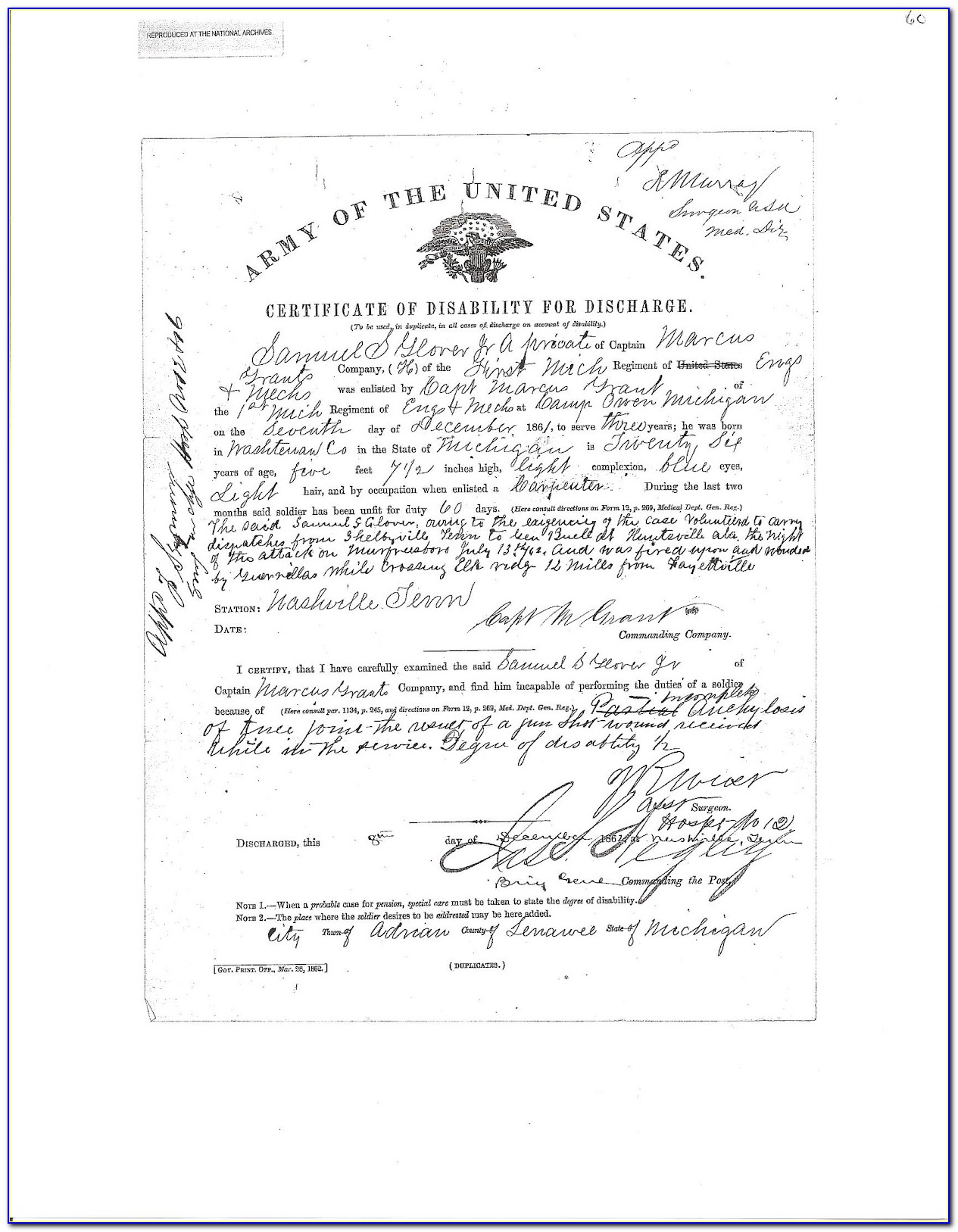 Washtenaw County Court Birth Certificate