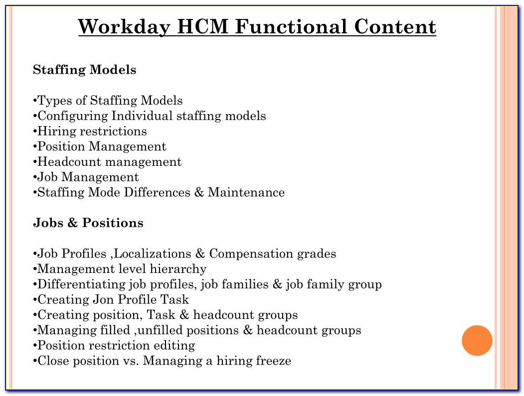 Workday Hcm Certification Test