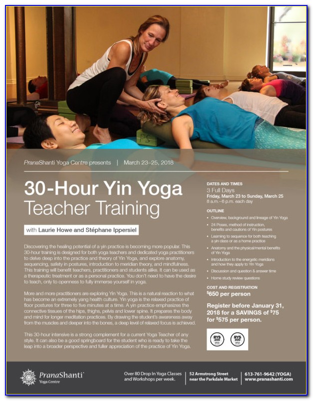 Yin Yoga Certification Toronto