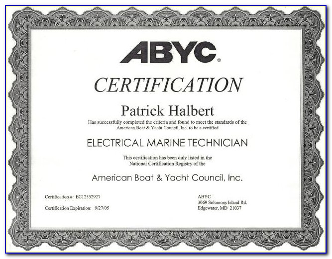 Abyc Electrical Certification Online