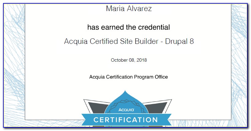Acquia Drupal Developer Certification
