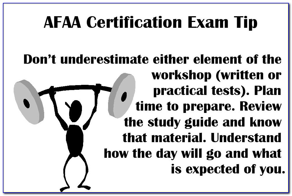 Afpa Personal Training Certification Reviews
