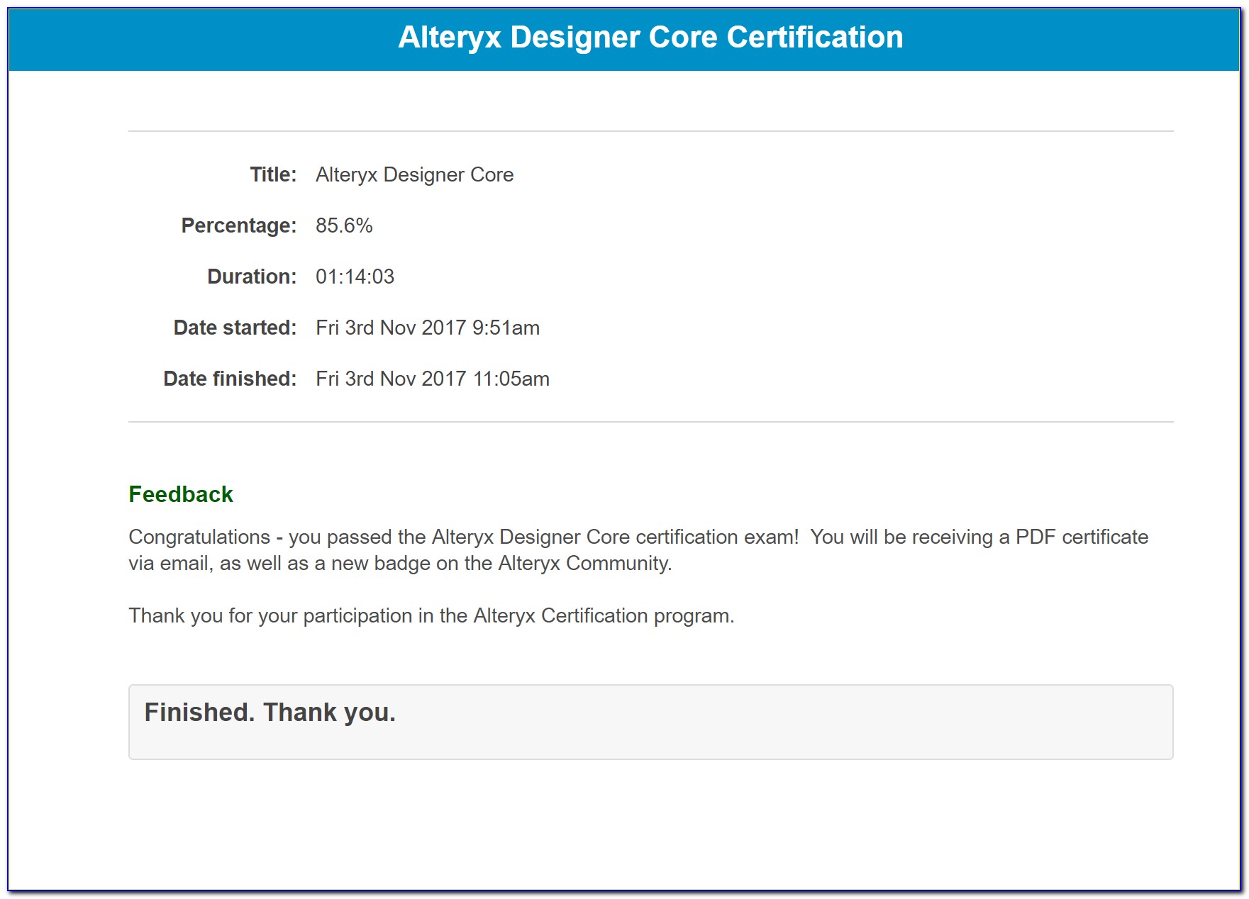 Alteryx Certification Questions And Answers