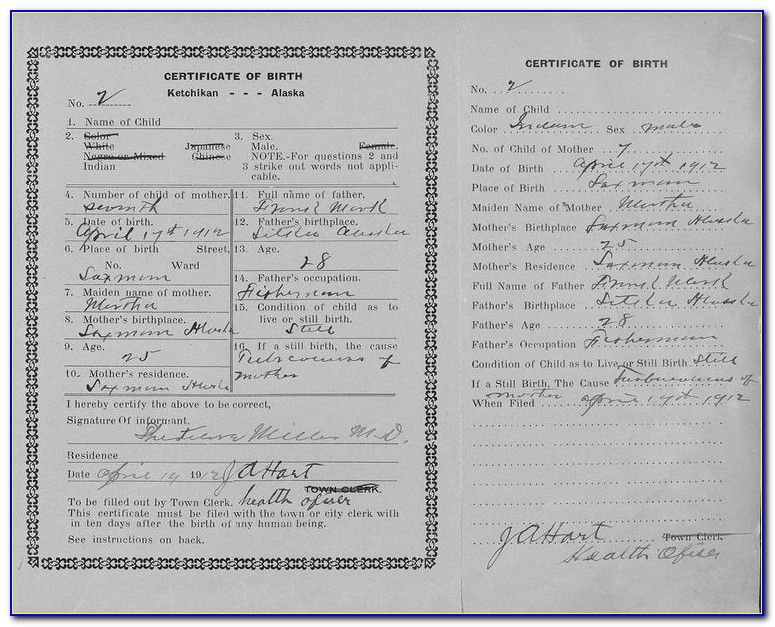 American Birth Certificate Apostille