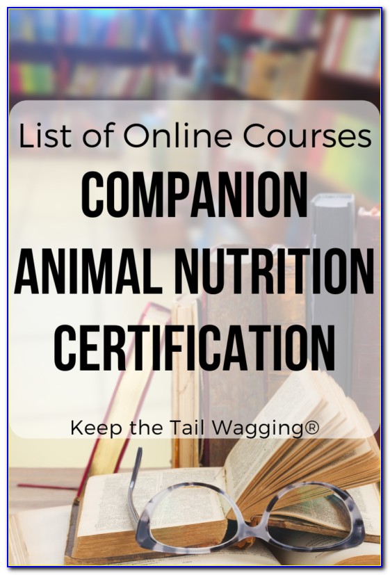 Animal Nutritionist Certification