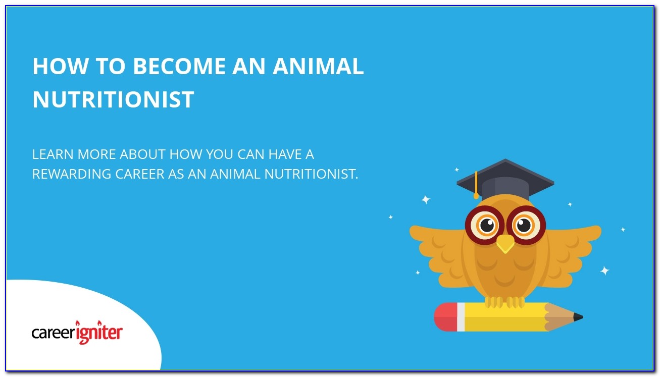 Animal Nutritionist Degree
