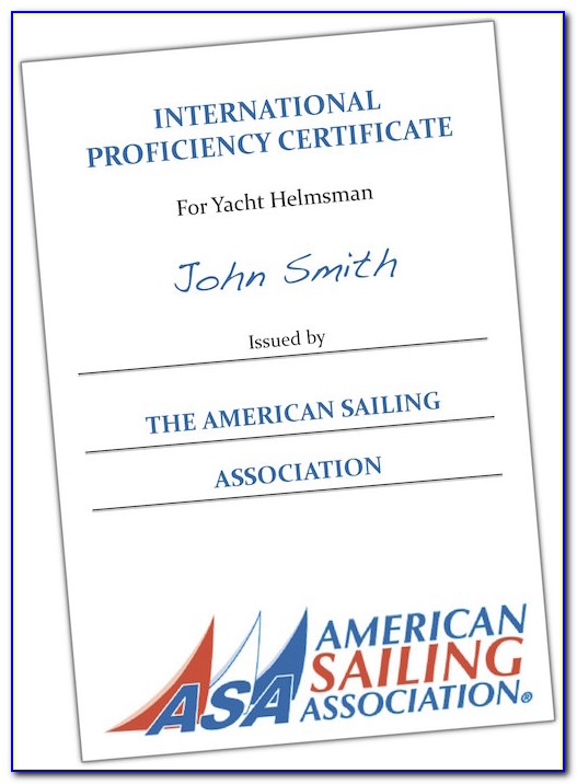 Asa Certification Sailing