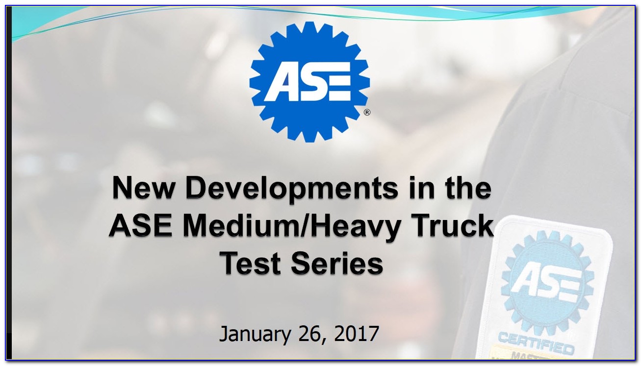 Ase Practice Test Heavy Truck
