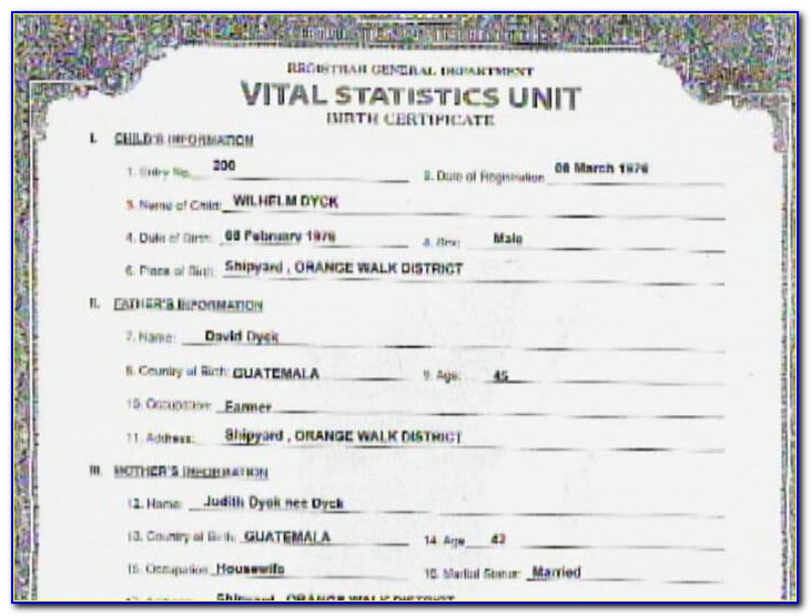 Birth Certificate Bellflower California