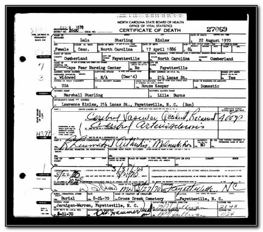 Birth Certificate Gastonia Nc
