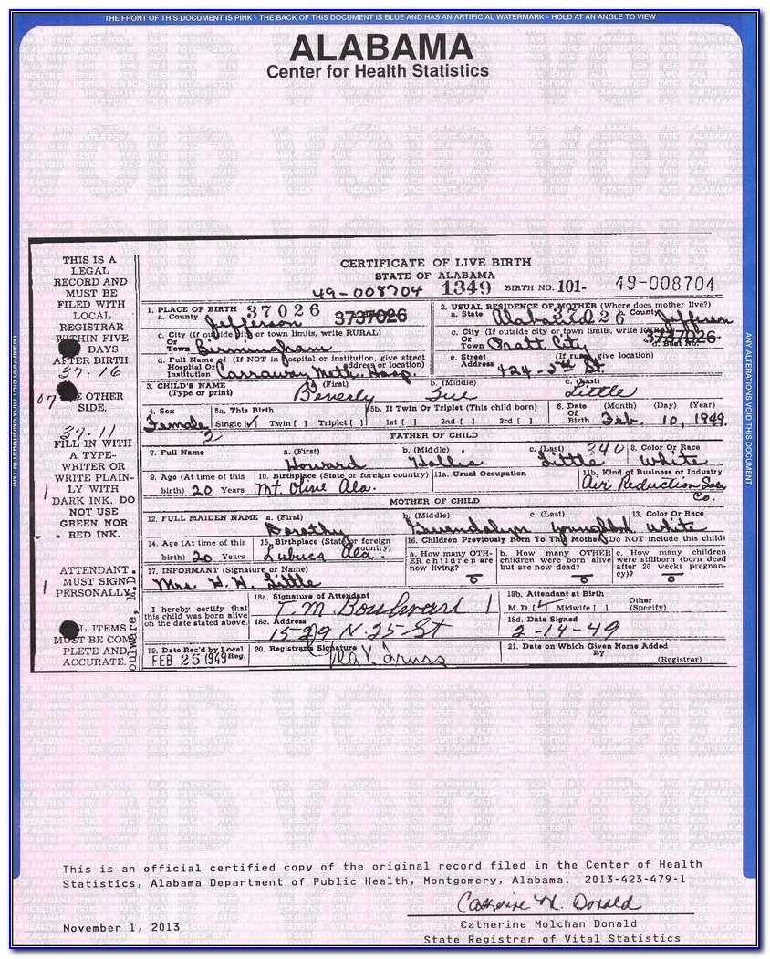 Birth Certificate Replacement Dayton Ohio