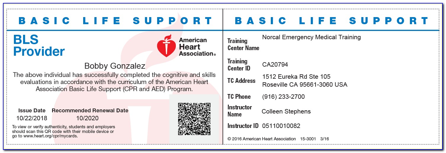 Bls Renewal Courses American Heart Association