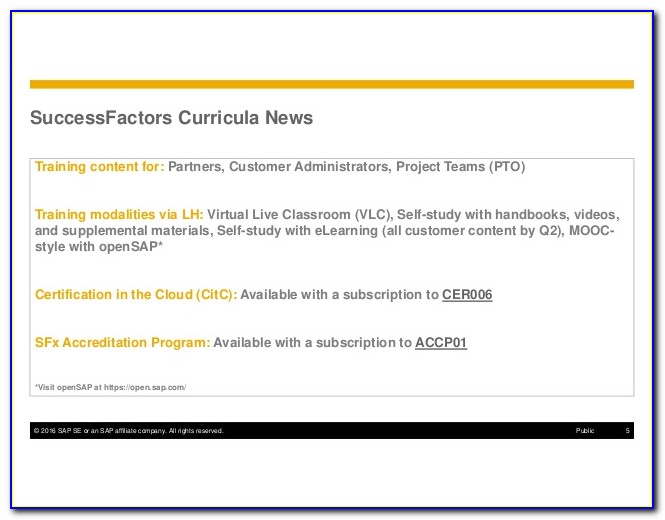Cer006 Sap Certification In The Clouds
