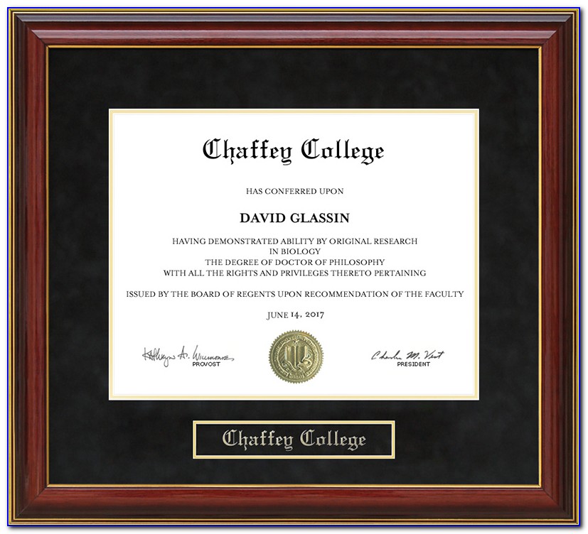 Chaffey College Certificate Programs