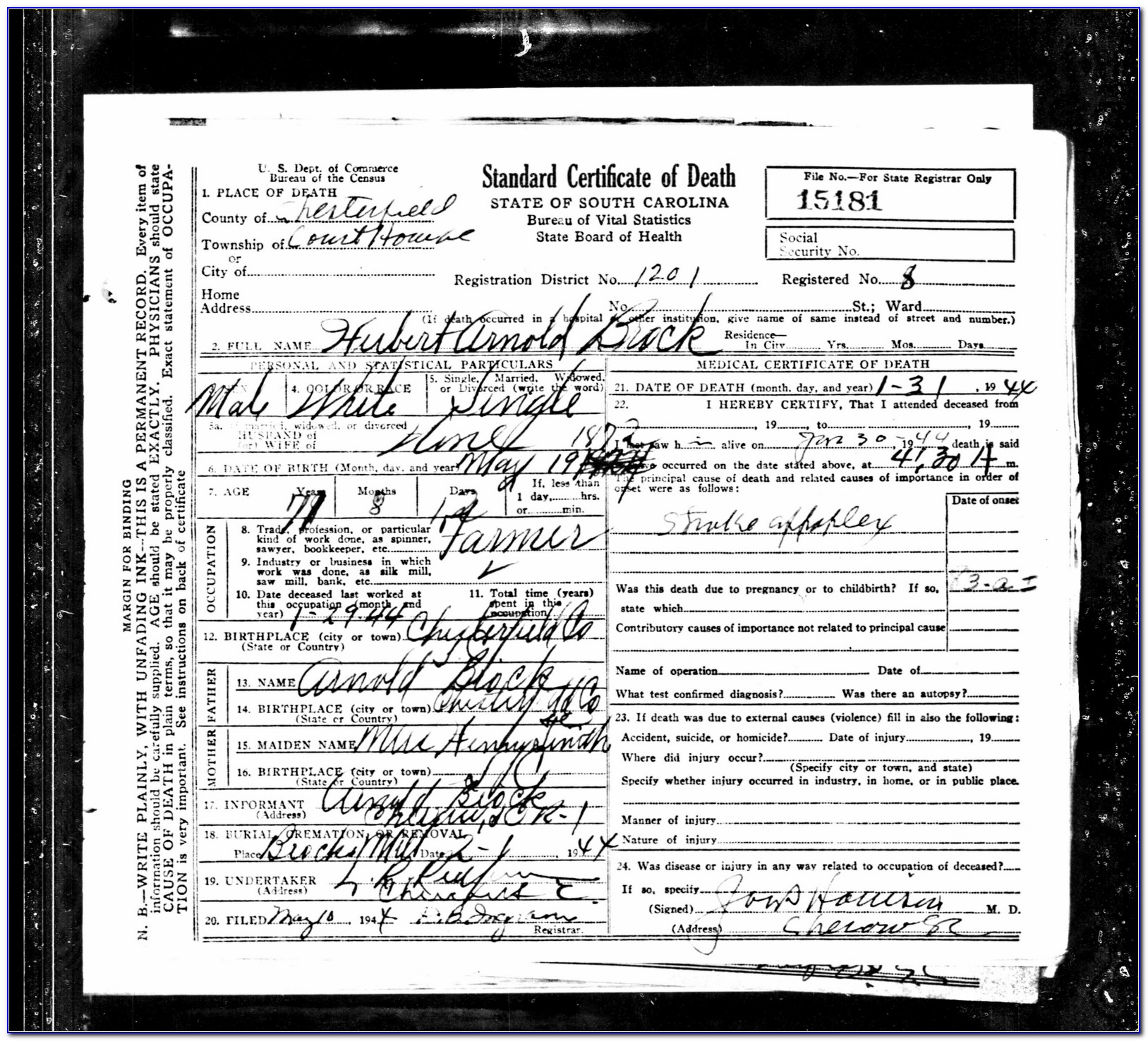 Cherokee County Iowa Birth Records
