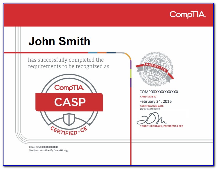 Comptia Casp Certification Salary