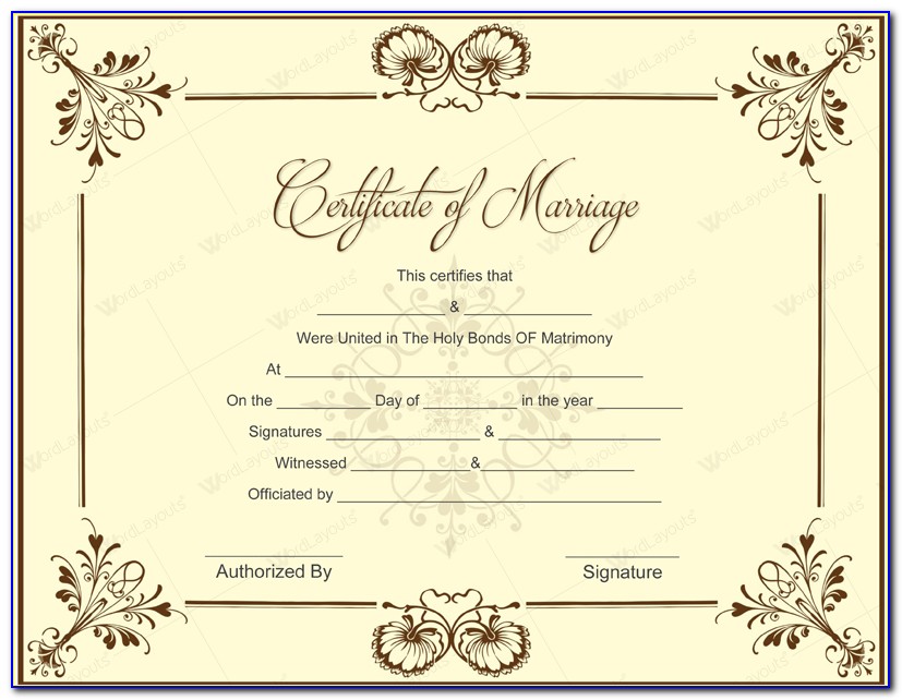 Copy Of Marriage Certificate Worcester Ma