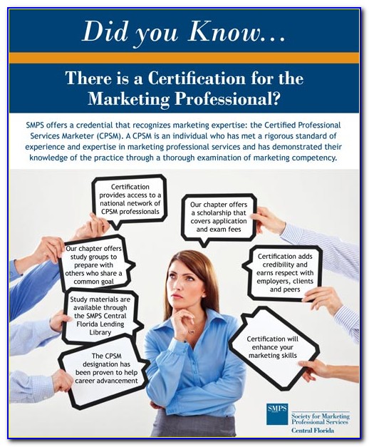 Cpsm Certification Marketing