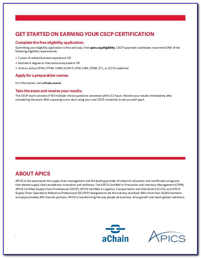 Cscp Certification Process