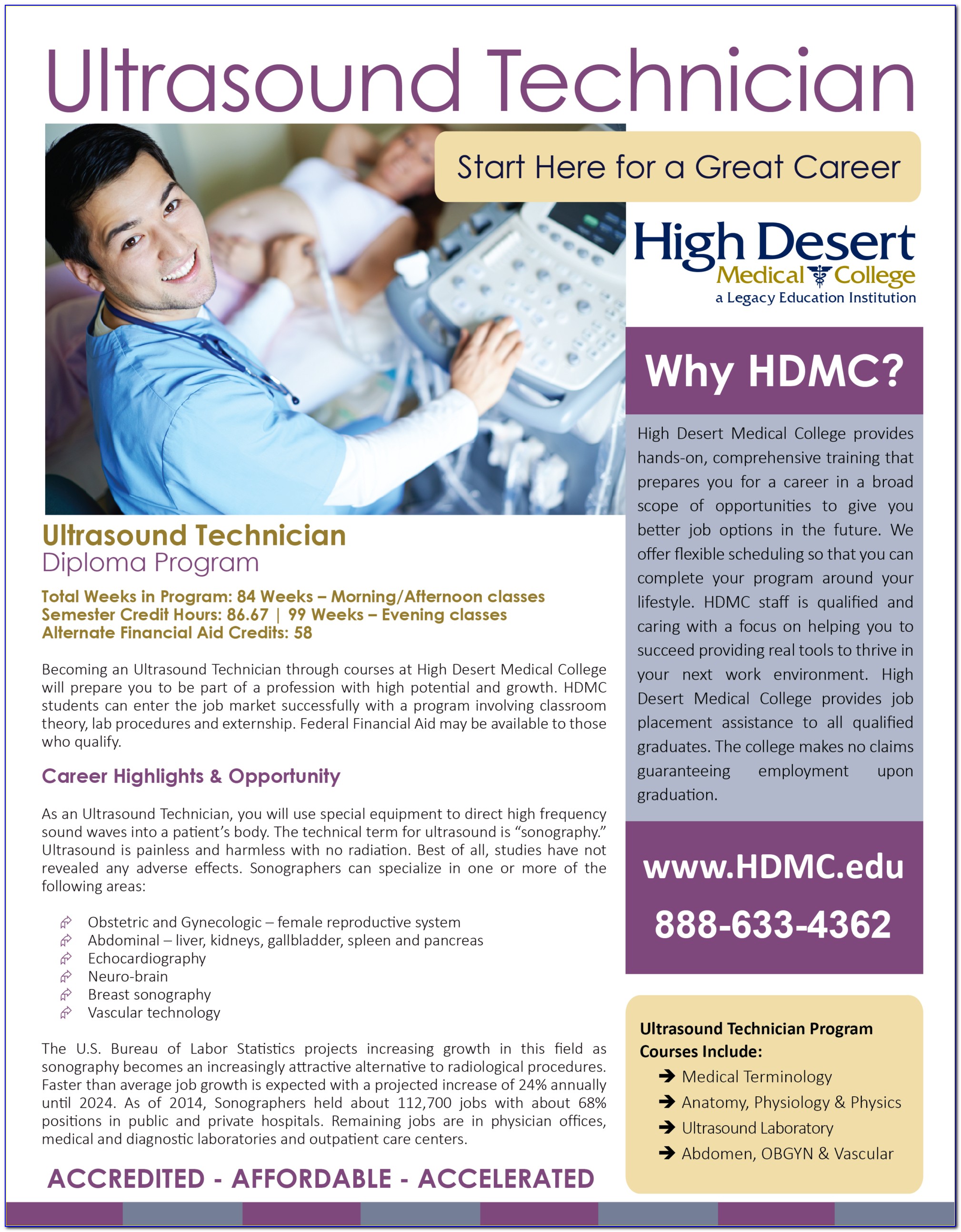 Diagnostic Sonography Certificate Online
