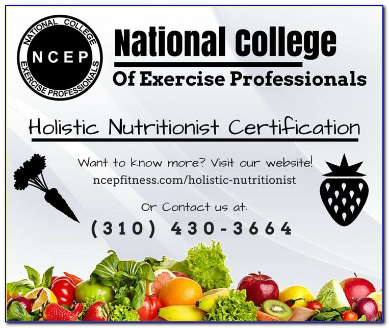 Dietitian Certification Programs Online