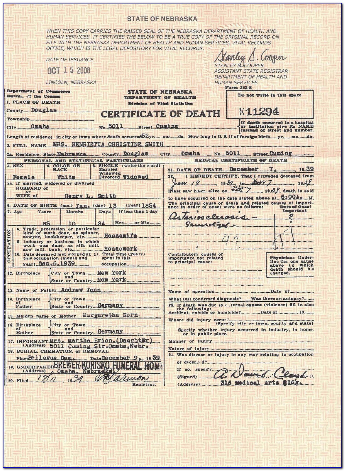 Douglas County Courthouse Omaha Ne Birth Certificate