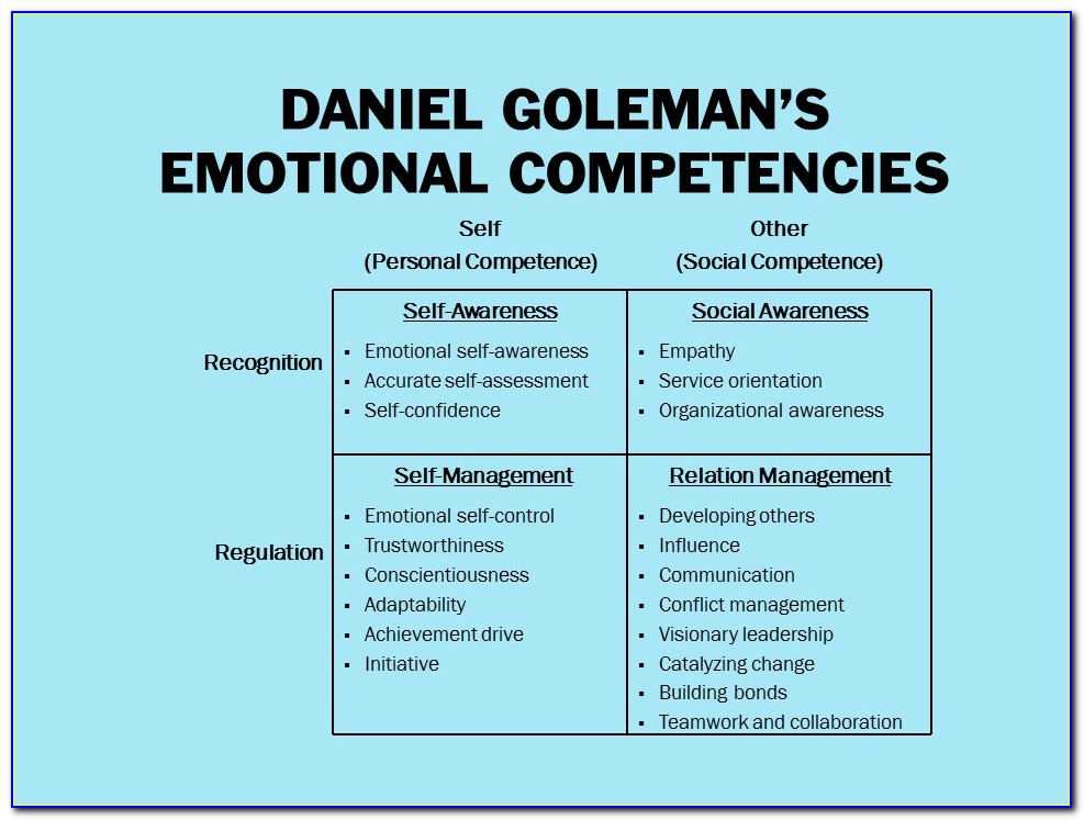 Emotional Intelligence Certification Daniel Goleman