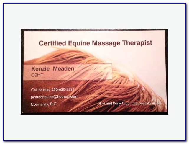 Equine Massage Certification Ohio