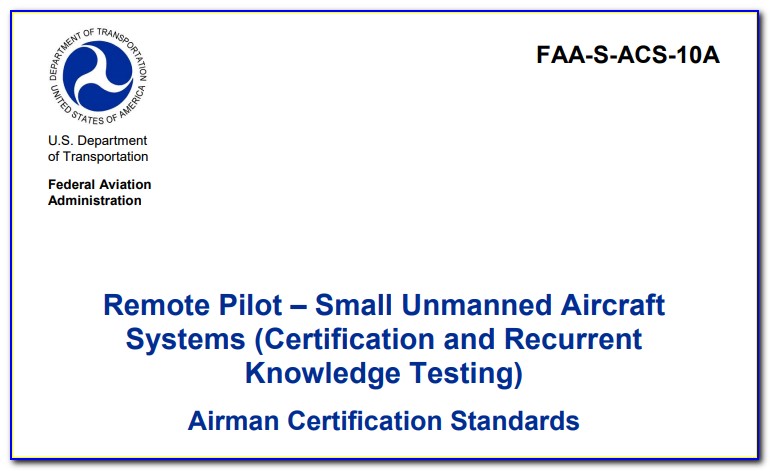 Faa Part 107 Certification Process