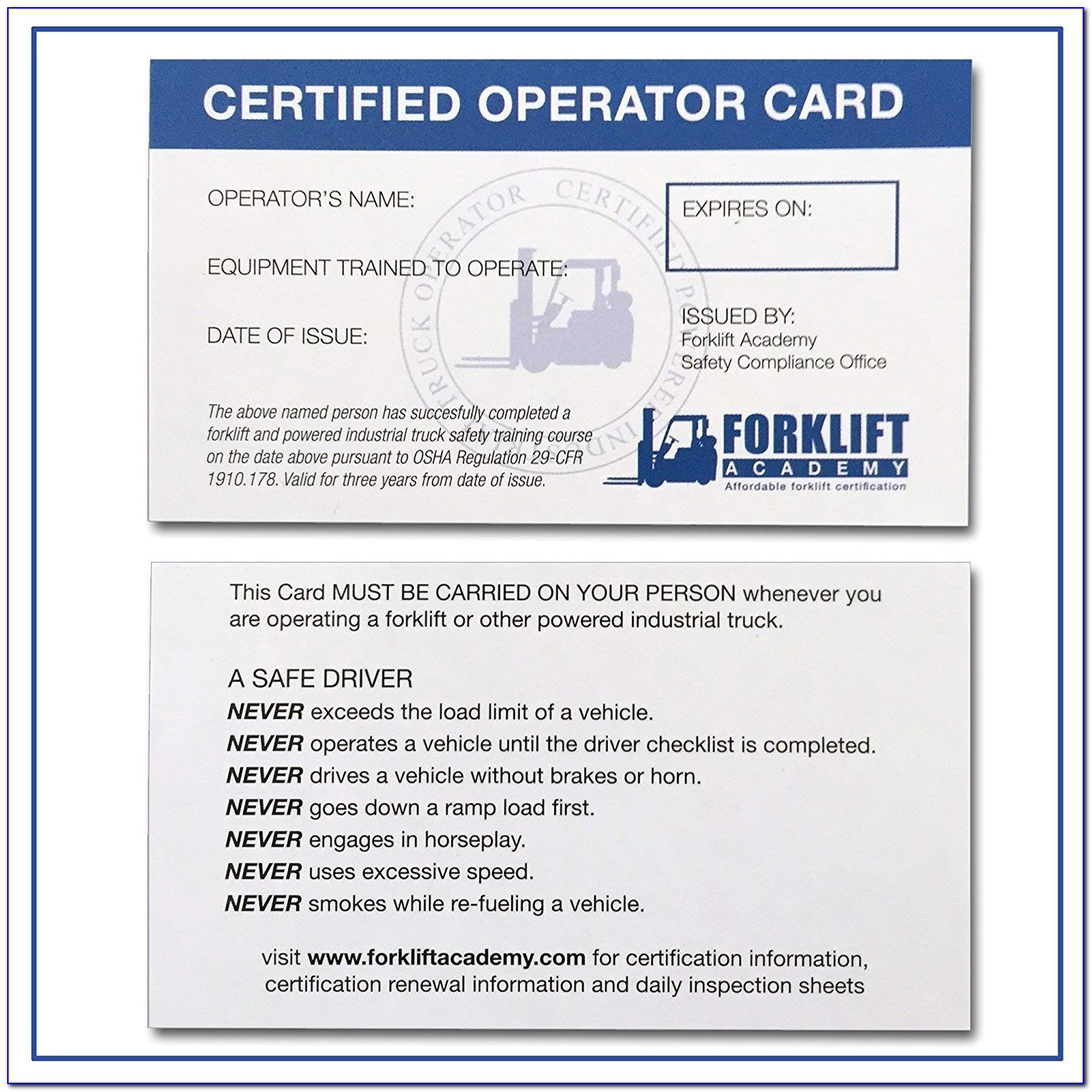 Forklift Certification Gainesville Fl