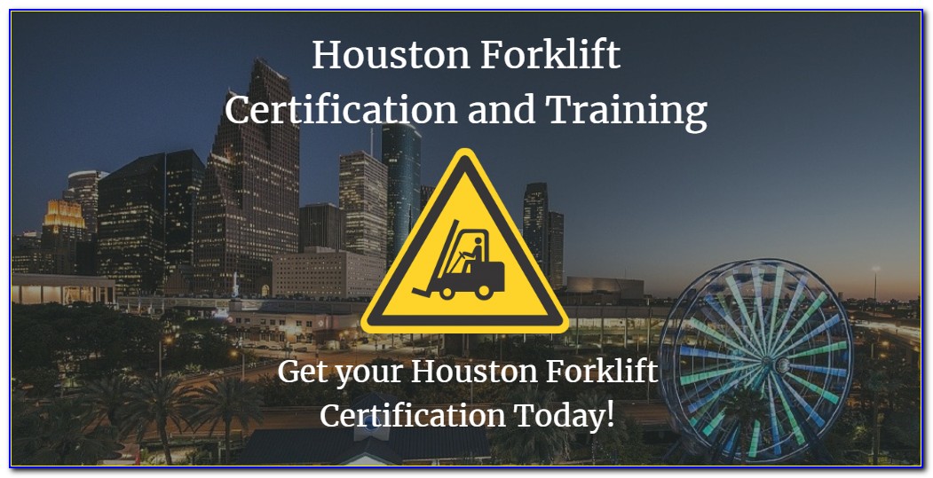 Forklift Certification Killeen Tx