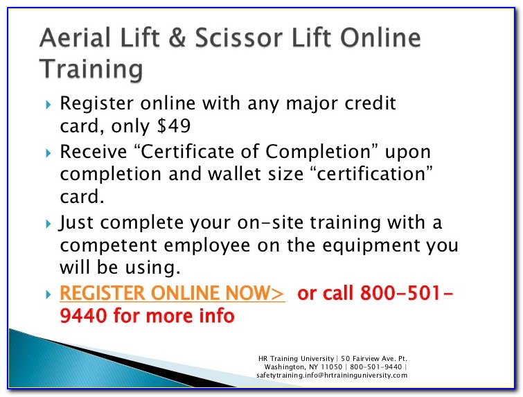 Forklift Certification Ny Cost