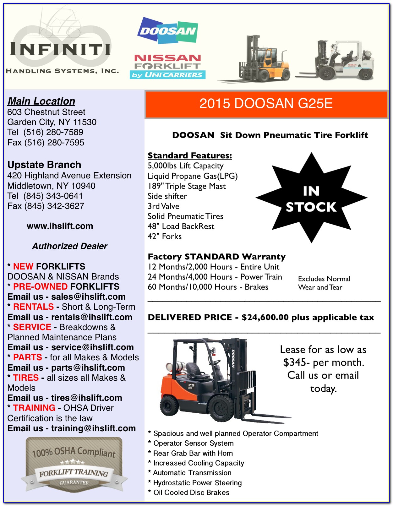 Forklift Certification Ny