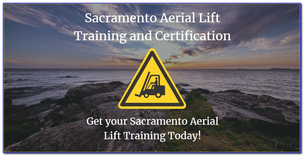 Forklift Operator Certification Sacramento