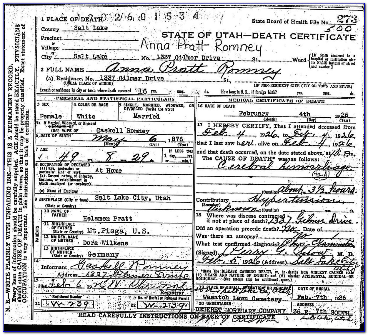 Get A Birth Certificate Utah