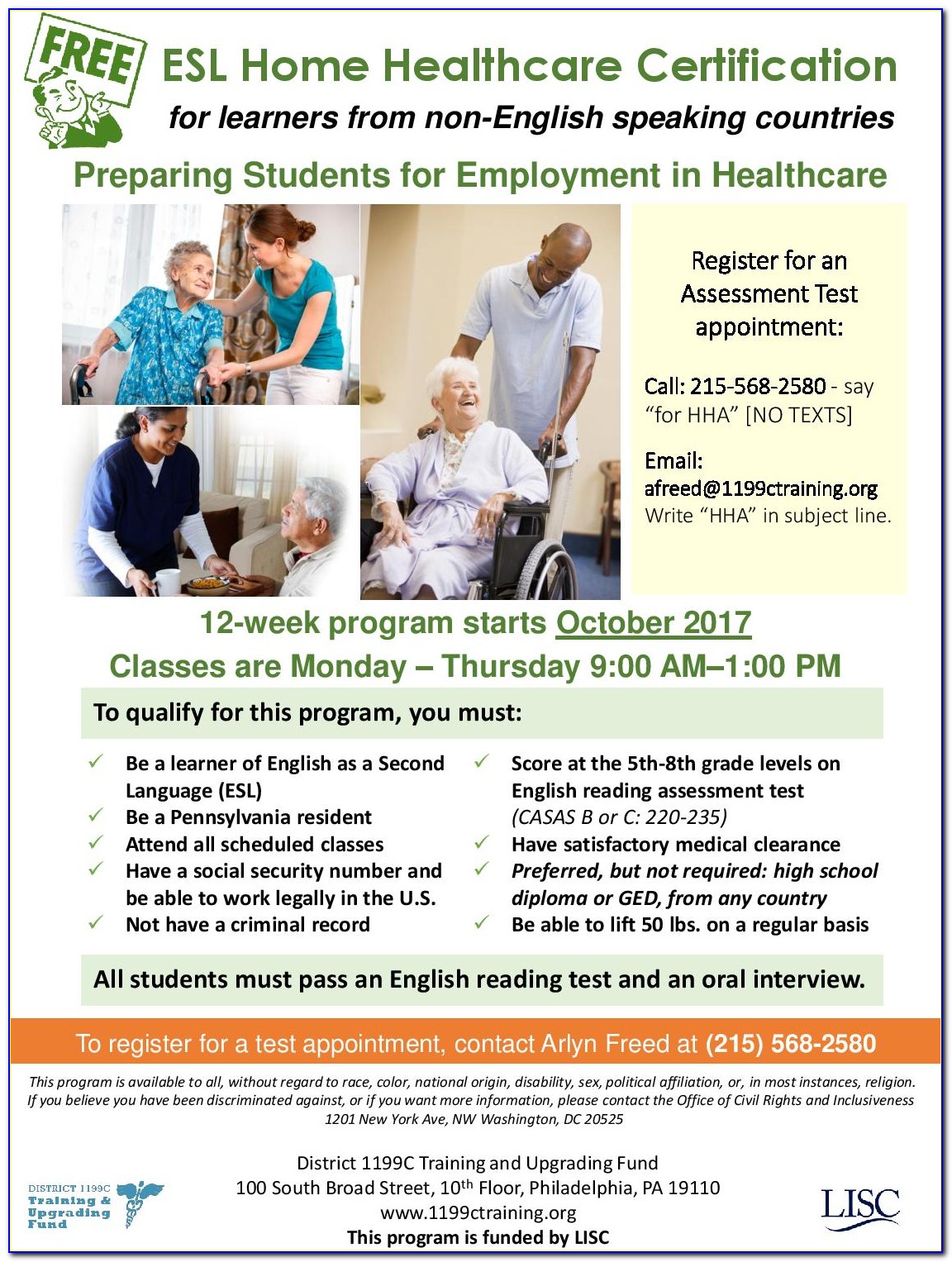 Home Health Aide Certification Classes Near Me