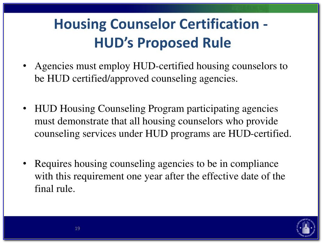 Hud Housing Counseling Certification Study Group