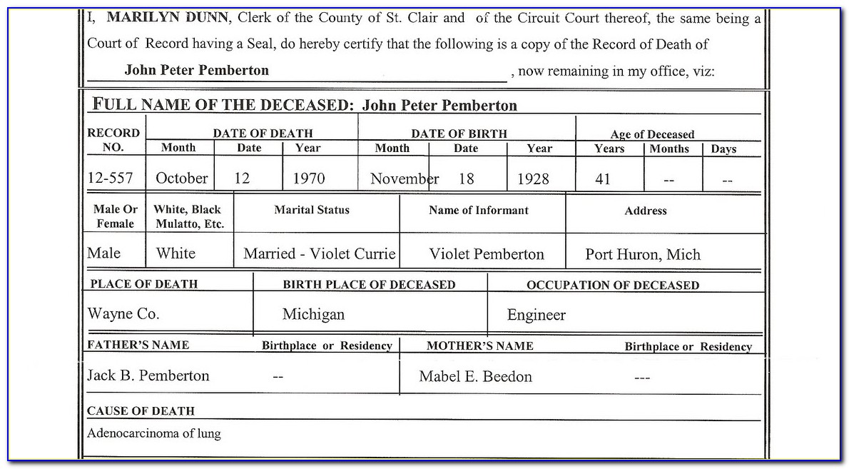 Huron County Ohio Birth Records