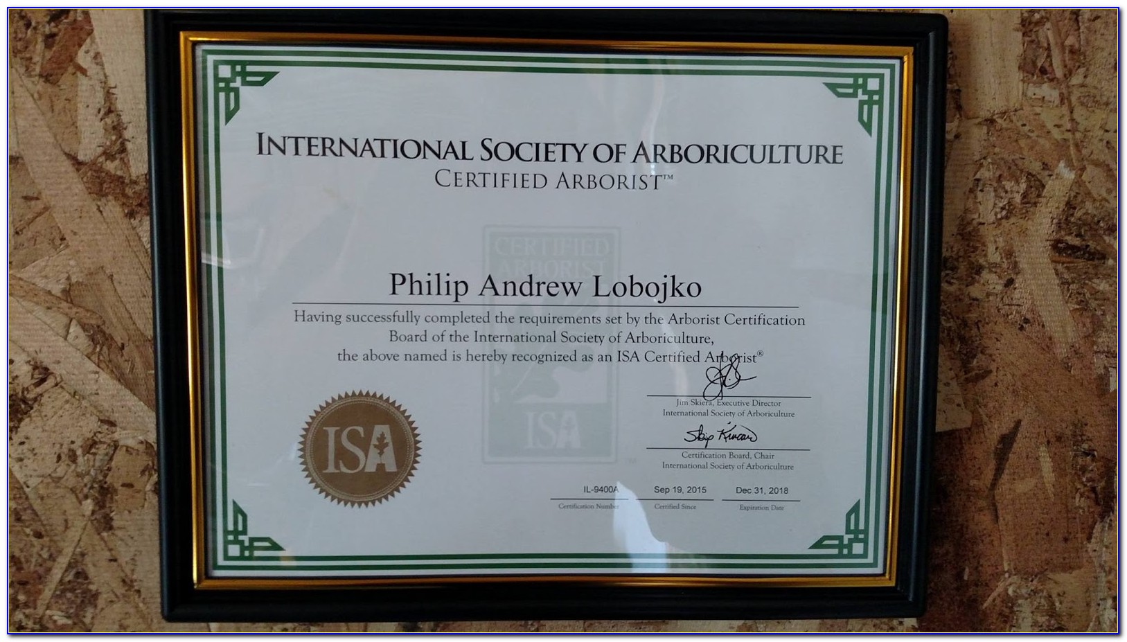 International Society Of Arboriculture Arborist Certification