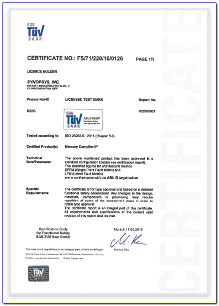 Iso 26262 Certification Online