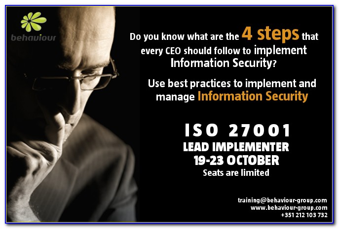 Iso 27001 Lead Implementer Certification Bsi