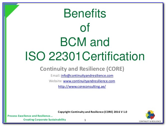 Iso Lead Implementer Certification
