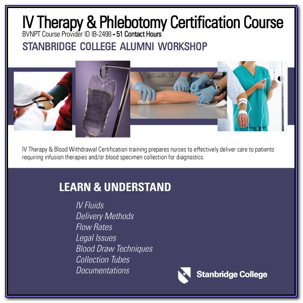 Iv Therapy Certification For Lpn In Ohio