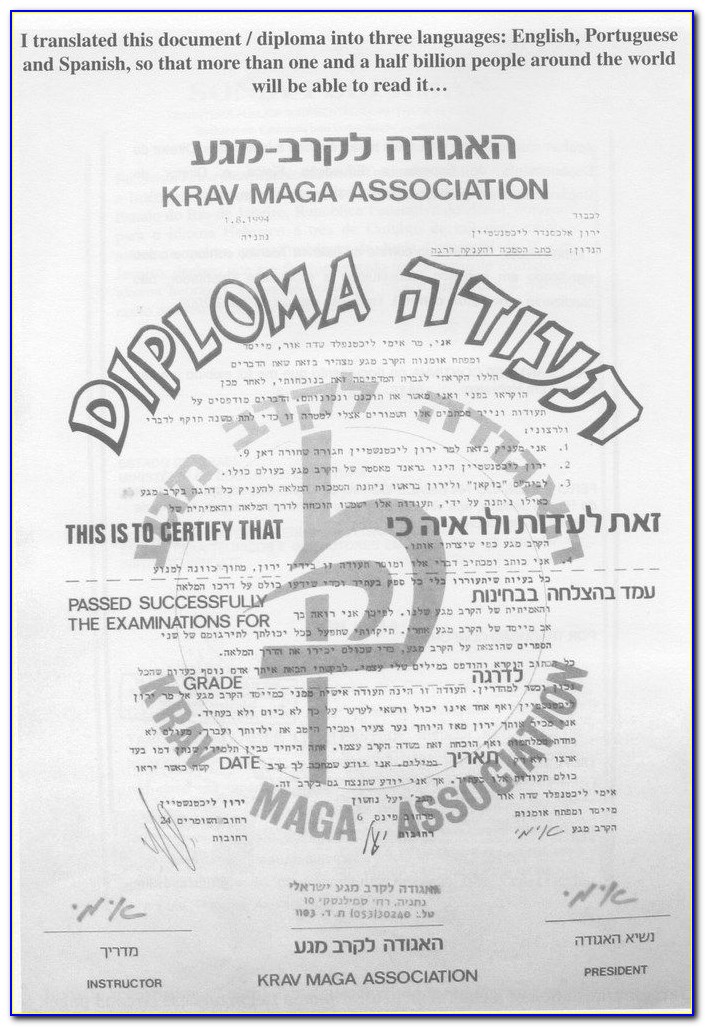 Krav Maga Certification Course