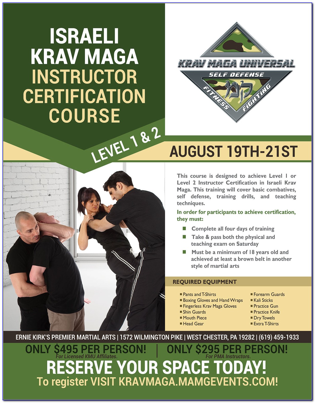 Krav Maga Certification Levels